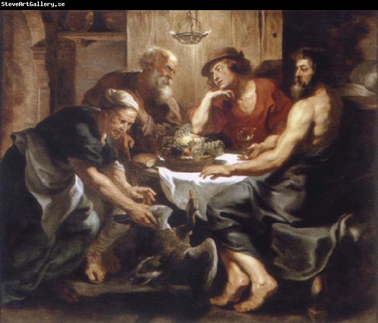 Peter Paul Rubens Workshop Jupiter and Merkur in Philemon